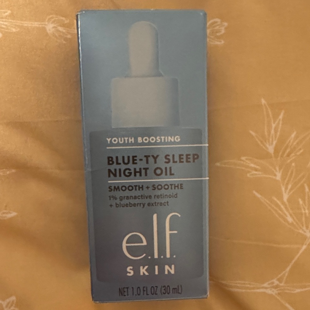 NIB Unopened ELF Blue-Ty Sleep Night Oil